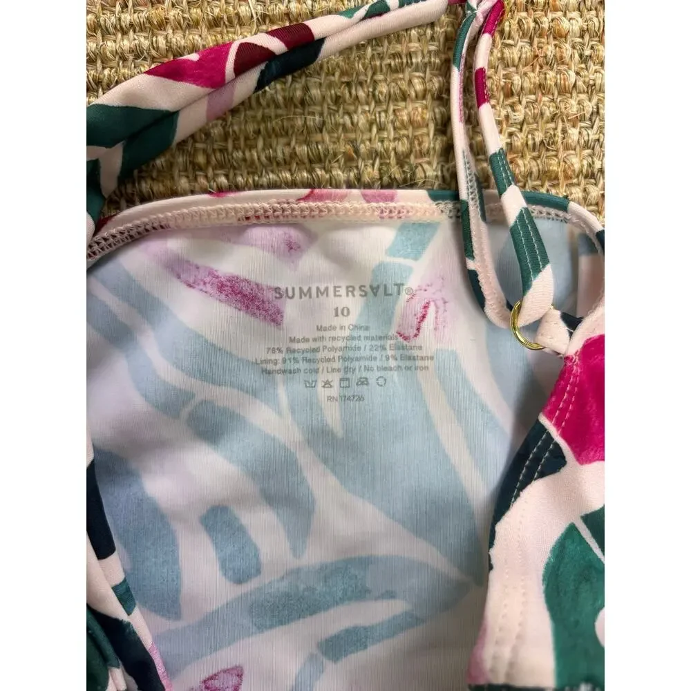 🌸 Summersalt One-Piece Swimsuit | Size 10 | Abstract Zebra Print